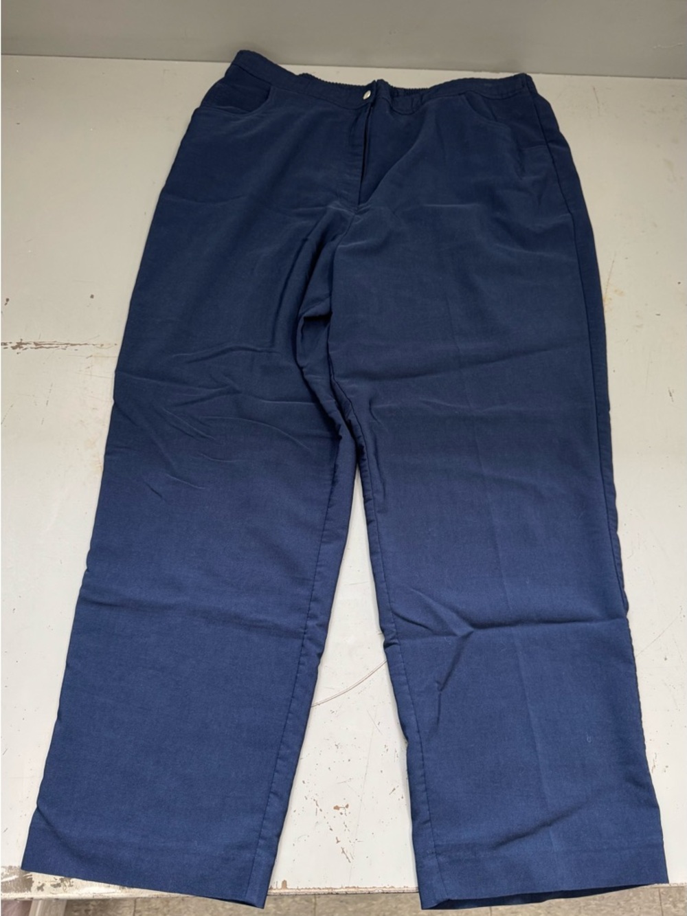 Blair Navy Plus size Straight-Leg Dress pants trousers size 20W